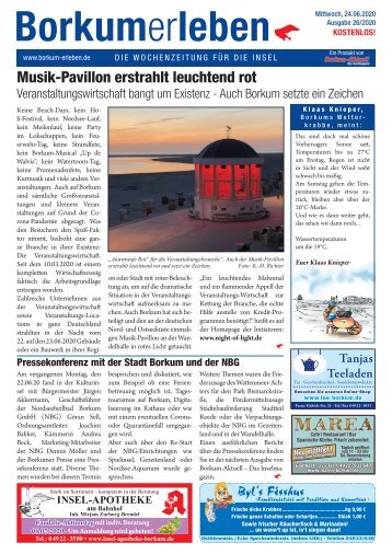 24.06.2020 / Borkumerleben - Die Wochenzeitung