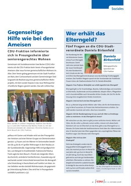 Ausgabe - Dr. Walter Wallmann