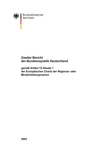 Zweiter Bericht der Bundesrepublik Deutschland - 404 Page not found