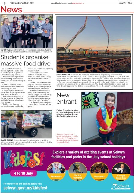 Selwyn Times: June 24, 2020