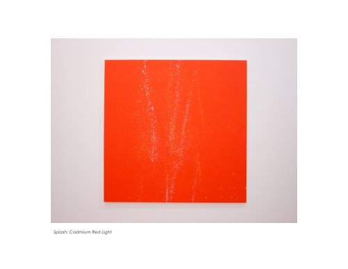 Splash: Green and Orange - Margarete Roeder Gallery