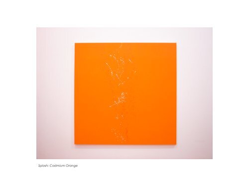 Splash: Green and Orange - Margarete Roeder Gallery