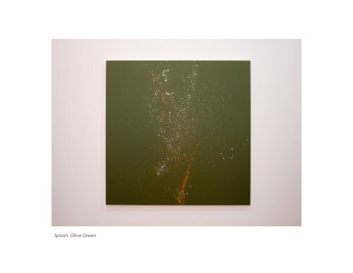 Splash: Green and Orange - Margarete Roeder Gallery