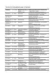 Termine Schauabfischen in Sachsen [Download, *.pdf, 23,5