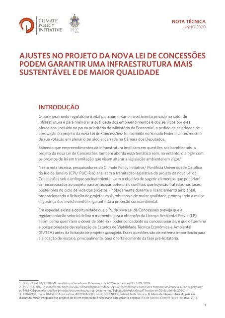 Ajustes no projeto da nova lei de concessões podem garantir uma infraestrutura mais sustentável e de maior qualidade