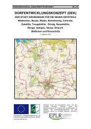 DORFENTWICKLUNGSKONZEPT (DEK) - Stadt Grossenhain