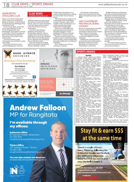 Ashburton Courier: June 25, 2020