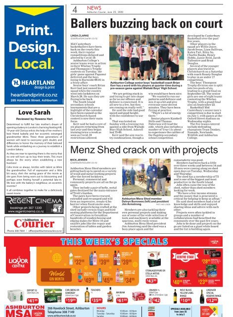 Ashburton Courier: June 25, 2020