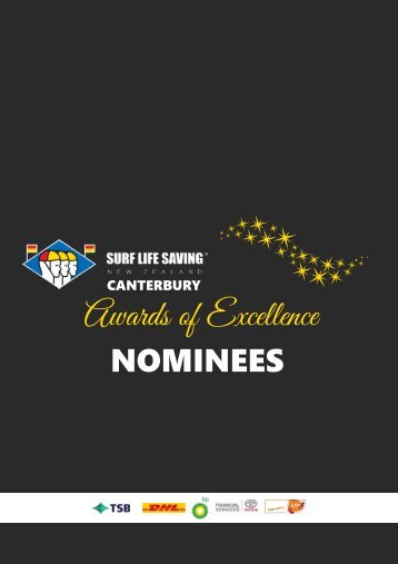 2020 SLSNZ Canterbury Awards of Excellence Nominees Booklet 