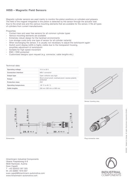 HISS - Magnetic Field Sensors 