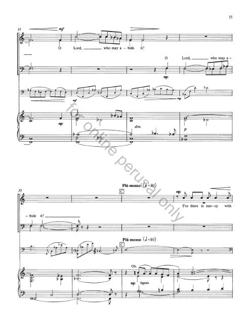 Rutter Requiem vocal score