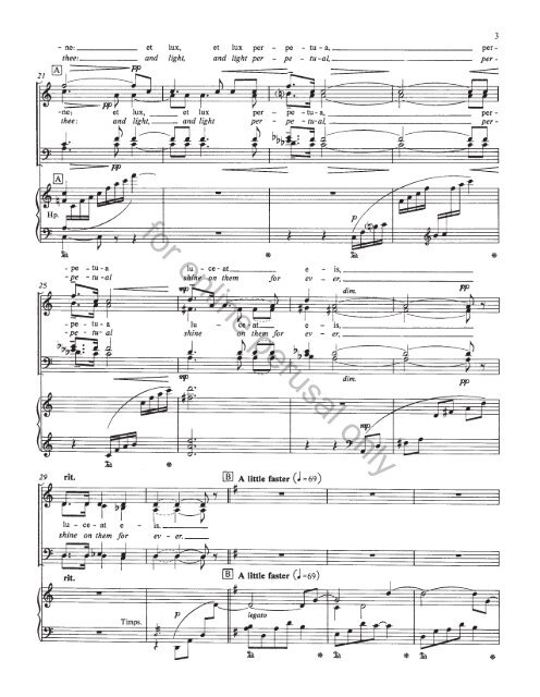 Rutter Requiem vocal score