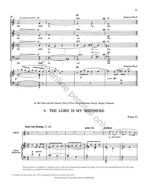 Rutter Requiem vocal score