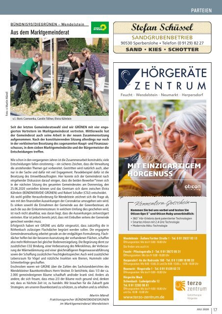 Mitteilungsblatt Wendelstein+Schwanstetten - Juli 2020