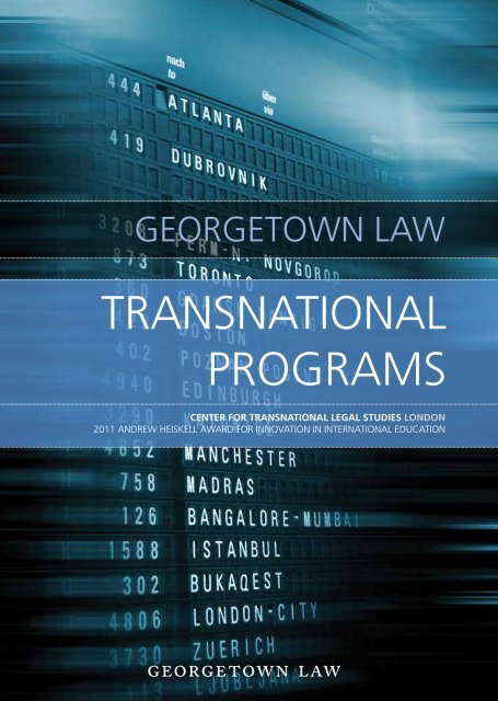 2012 - 2013 CTLS Brochure - Georgetown Law - Georgetown ...