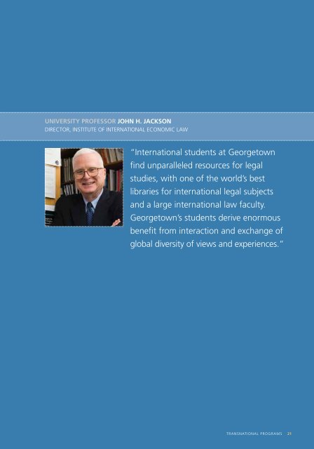 2012 - 2013 CTLS Brochure - Georgetown Law - Georgetown ...