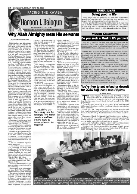26062020 - APC crisis: Why Buhari moved against Oshiomhole