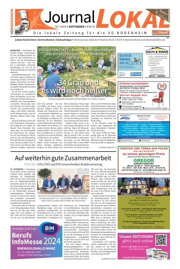 Journal LOKAL - die lokale Zeitung für die VG Bodenheim