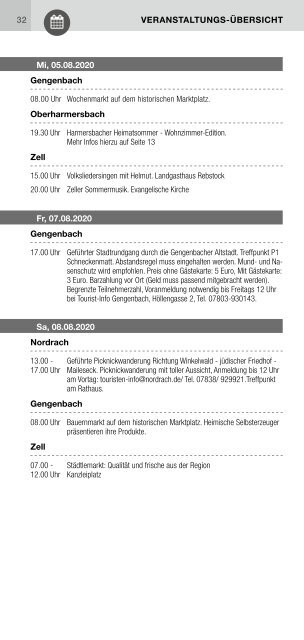 Schwarzwald-Heftli Ausgabe4 Juli-August 2020