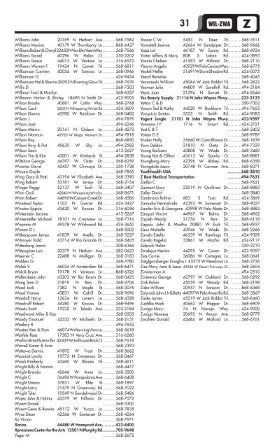 S - Maricopa Community Directory