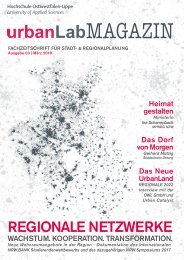 urbanLab Magazin 03/2018 - Regionale Netzwerke