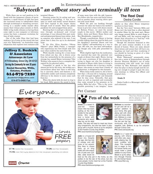 Westside Messenger - June 28th, 2020