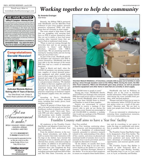 Westside Messenger - June 28th, 2020