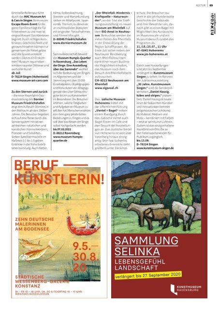 akzent Magazin Juli '20 Bodensee-Oberschwaben