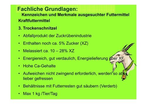 Grundlagen zur praxisorientierten Ziegenfütterung - Landesverband ...