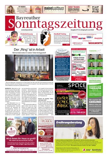 28-06-2020 Bayreuther Sonntagszeitung
