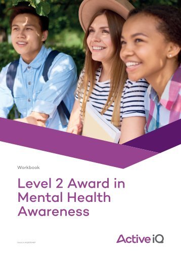 Active IQ Level 2 Award in Mental Health Awareness (sample manual)