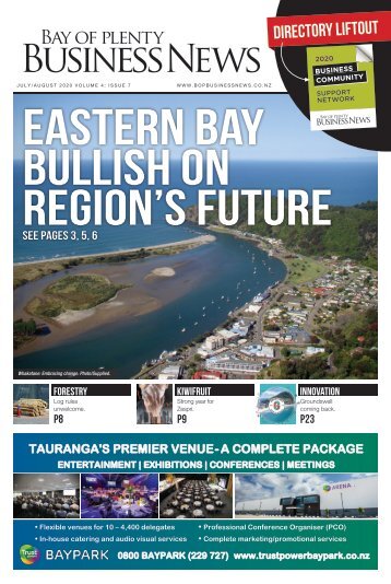 July/August 2020 - BAY OF PLENTY BUSINESS NEWS 