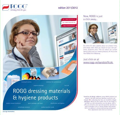 ROGG dressing materials & hygiene products - ROGG Verbandstoffe