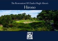 The Restoration Of Charles Hugh Alison's Hirono DRAFT Rev01