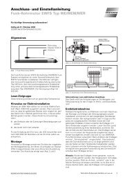 Anschluss- und Einstellanleitung Funk-Rohrmotor EWFS - Warema