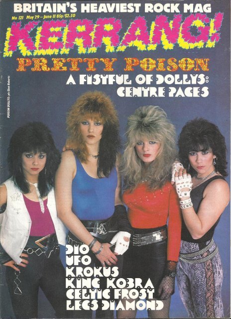 Kerrang 121 1986