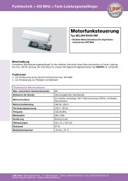 Funktechnik > 433 MHz > Funk-Leistungsempfänger - LINK GmbH
