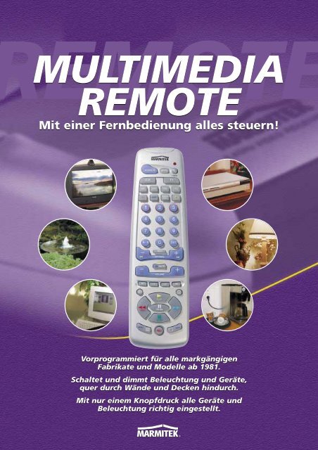 MULTIMEDIA REMOTE Mit einer Fernbedienung alles steuern!