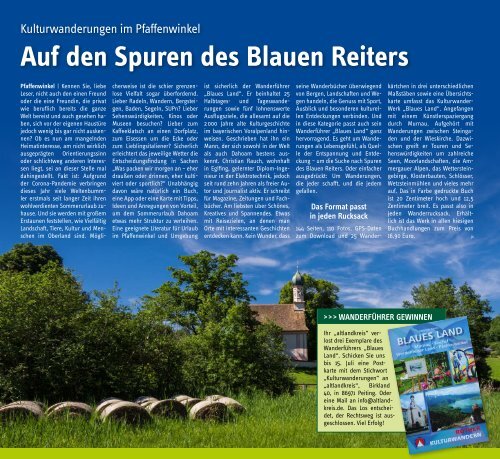 altlandkreis - Das Magazin für den westlichen Pfaffenwinkel - Ausgabe Juli/August 2020