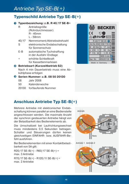 Monteurhandbuch - becker-antriebe.ch antriebe@antriebe.ch