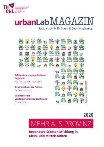 urbanLab Magazin 2020 - Mehr als Provinz