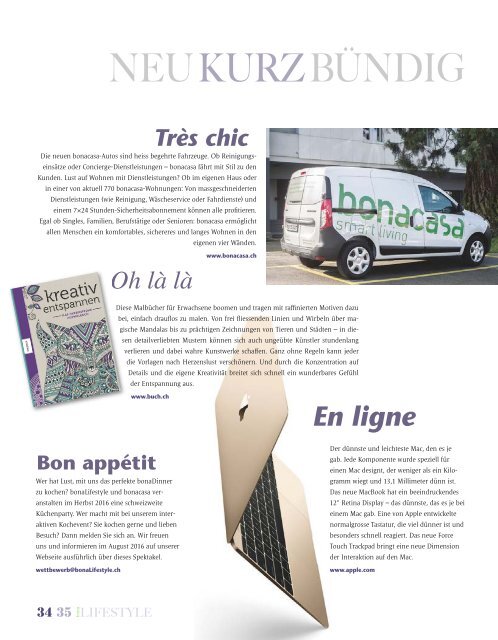 bonalifestyle-Ausgabe 2 | 2016