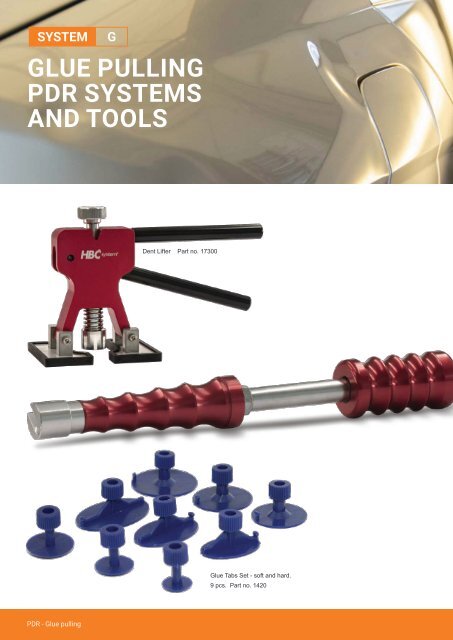 Smart Repair Product Catalogue from HBC System