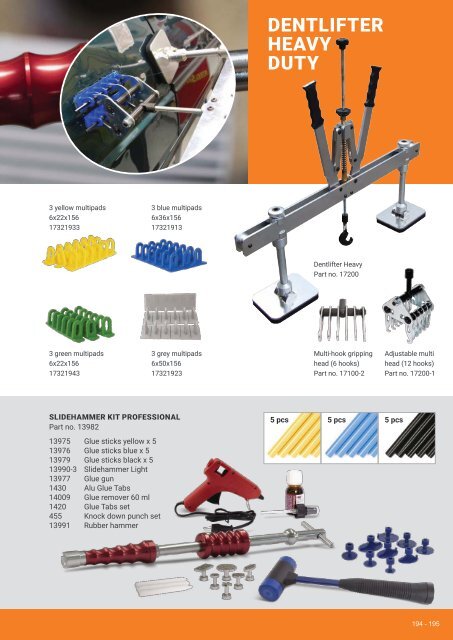 Smart Repair Product Catalogue from HBC System