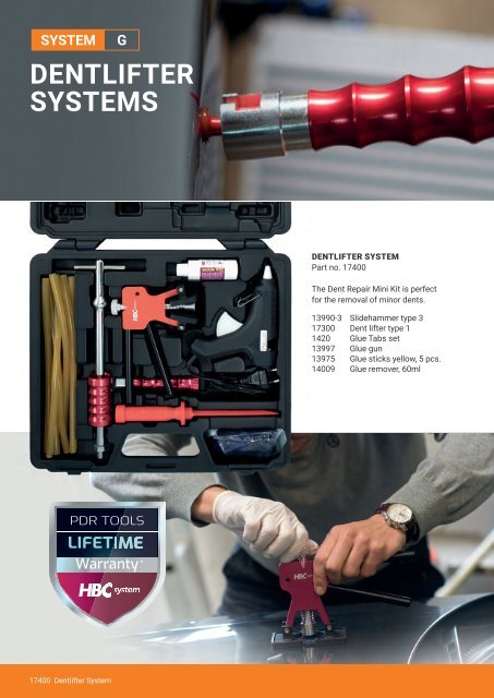 Smart Repair Product Catalogue from HBC System