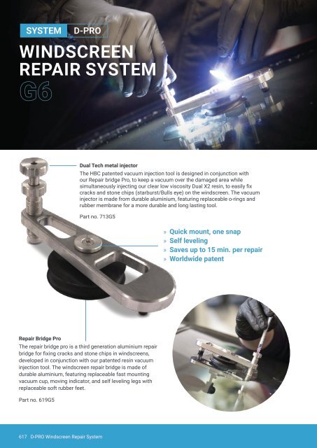 Smart Repair Product Catalogue from HBC System