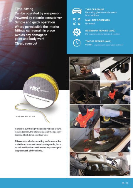 Smart Repair Product Catalogue from HBC System