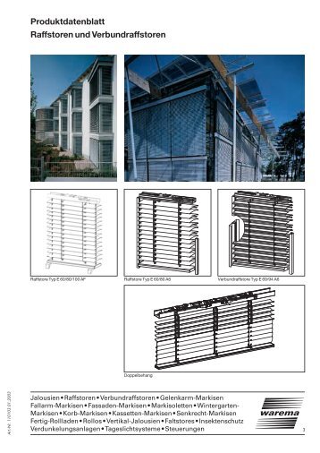 Warema Raffstoren - Rolladen Müllers GmbH & Co. KG
