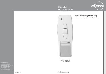 Bedienungsanleitung MonoTel