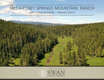 McCartney Springs Mountain Ranch Offering Brochure